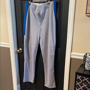 Men's Gray and Blue Pants